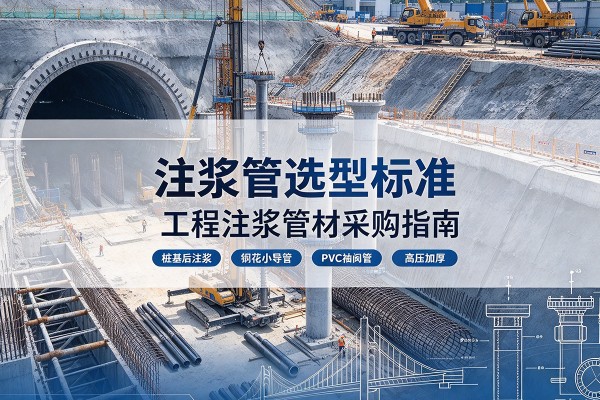 山西注浆管选型标准