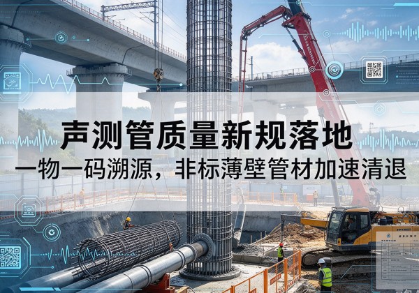 山西声测管质量新规落地，一物一码溯源，非标薄壁管材加速清退