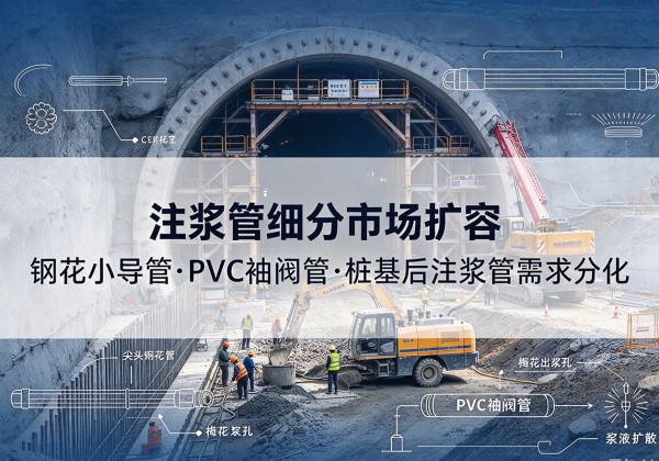 山西注浆管细分市场扩容，隧道钢花小导管、PVC 袖阀管、桩基后注浆管需求分化